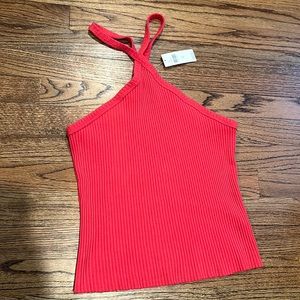 T. la Anthropologie ribbed tank NWT